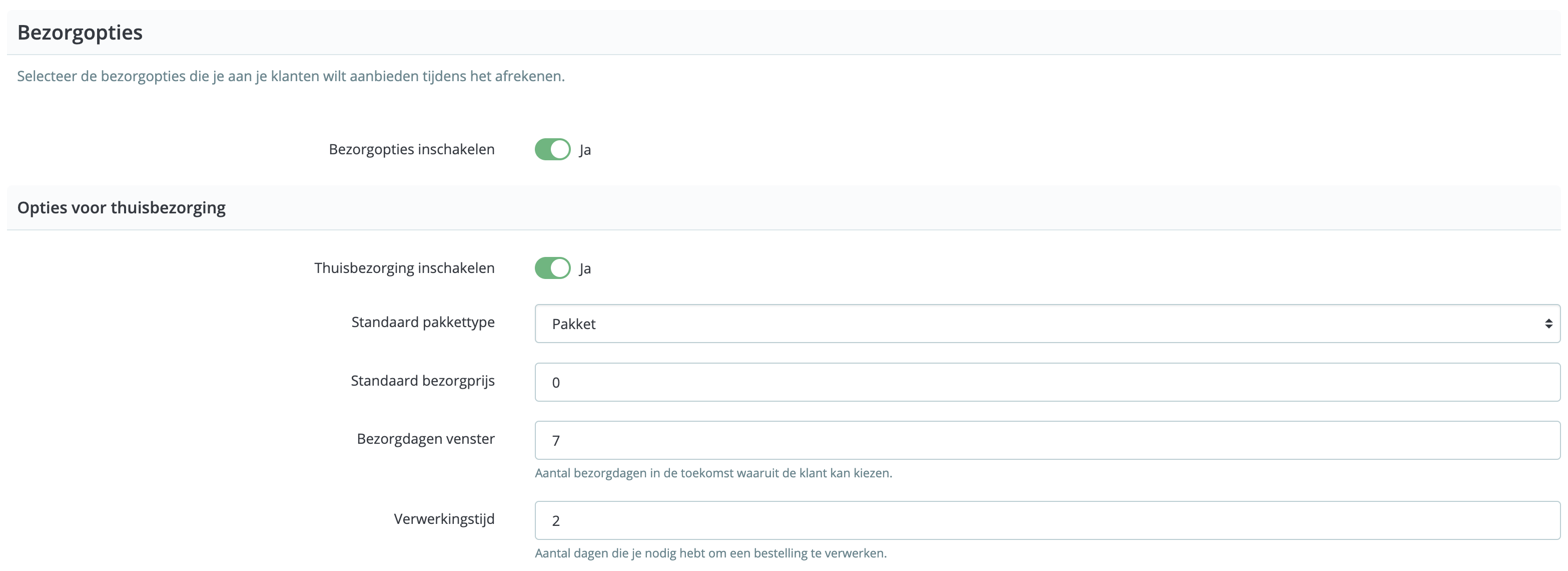 MyParcel PrestaShop plugin standaard exportinstellingen DHL for you retour